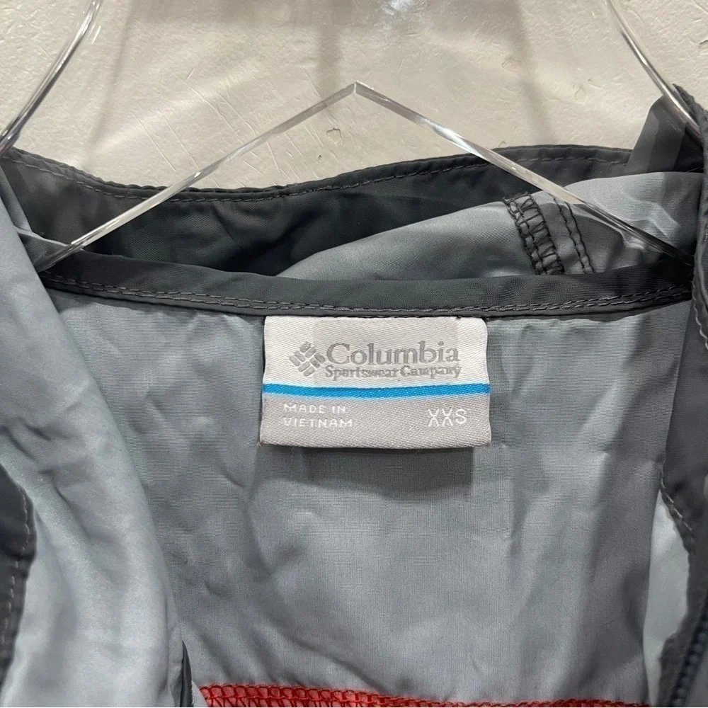 Columbia Glennaker Windbreaker Jacket Full Zip Lightweight Hooded XXS